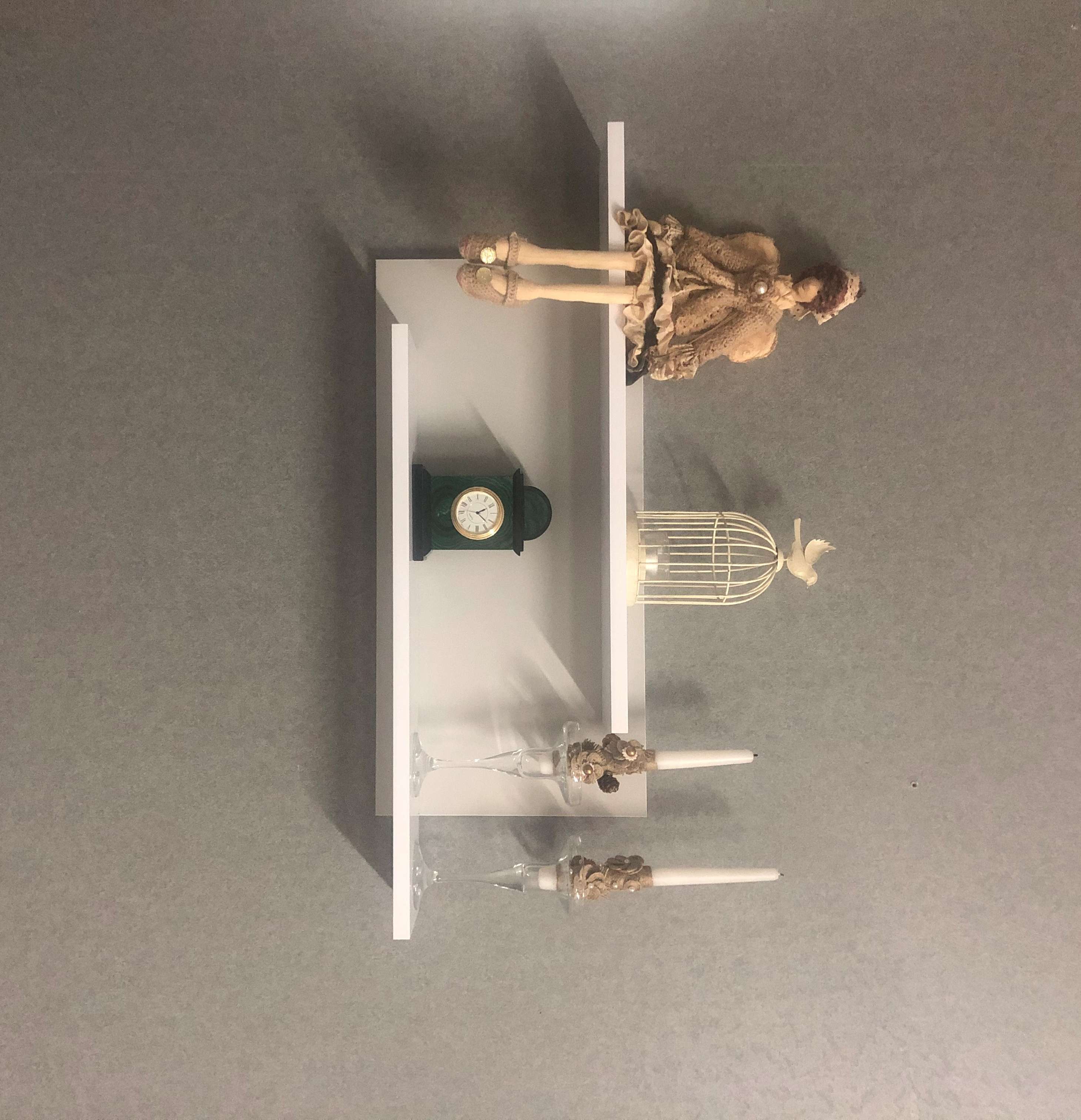 Фото полиця настінна DiPortes ex-006-seryj-matovyj колір: , ціна, опис, разміри — інтернет-магазин меблів в Києві