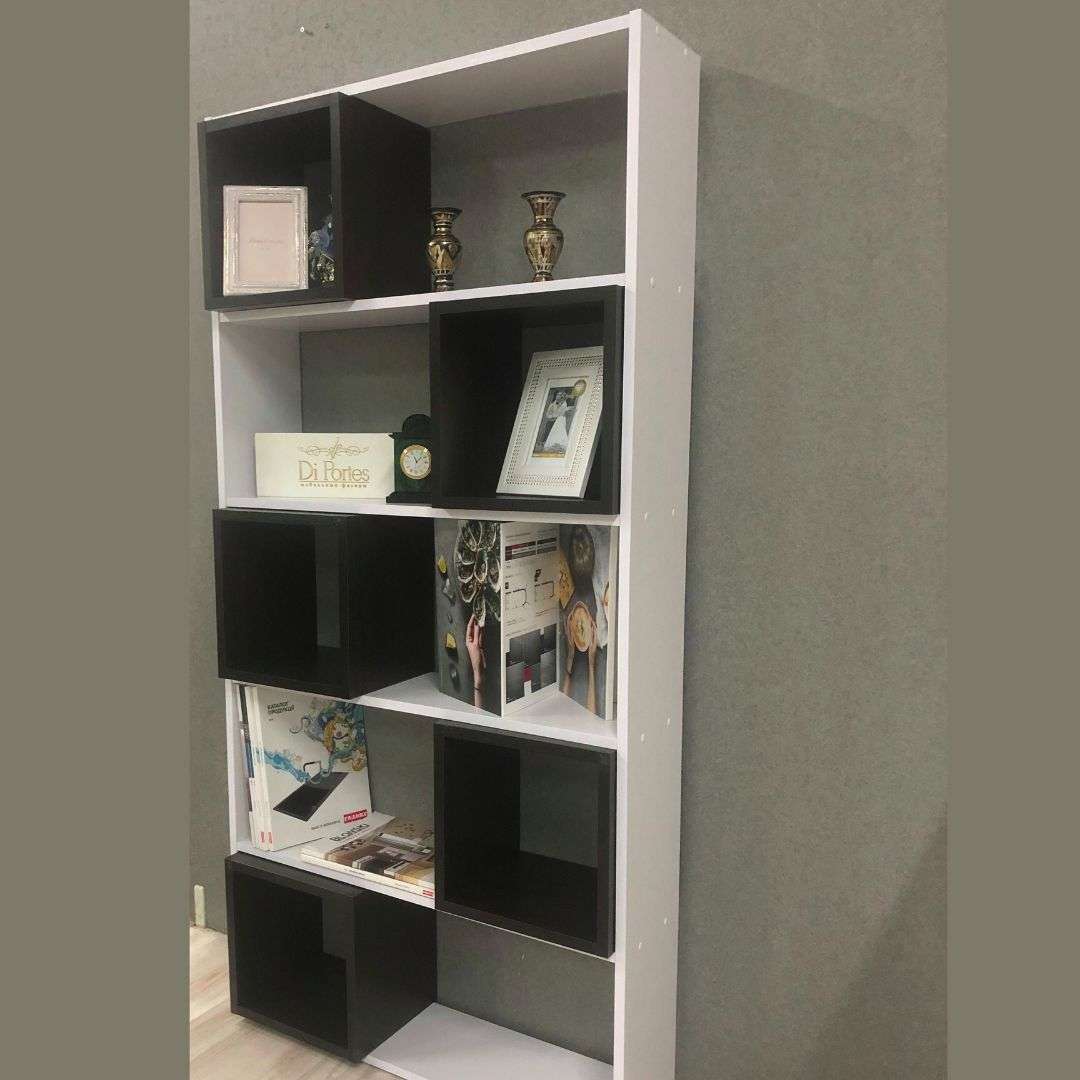 Фото стелаж DiPortes stellazh-vt-235-kub-5-polok-belyj-venge колір: , ціна, опис, разміри — інтернет-магазин меблів в Києві