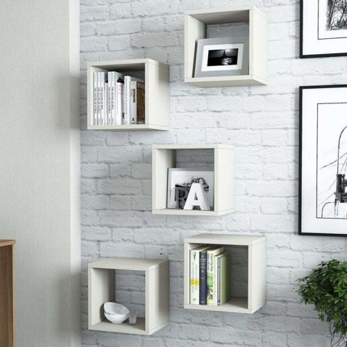 Фото полиця настінна DiPortes polochka-vt-230-kub-belaya колір: , ціна, опис, разміри — інтернет-магазин меблів в Києві