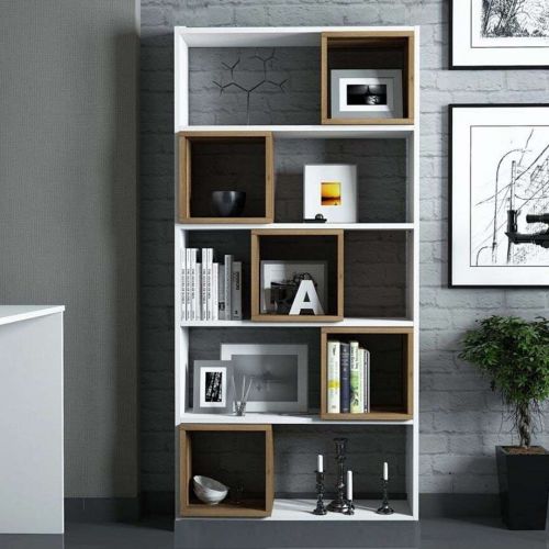 Фото стелаж DiPortes stellazh-vt-235-kub-5-polok-belyj-dub-sonoma колір: , ціна, опис, разміри — інтернет-магазин меблів в Києві