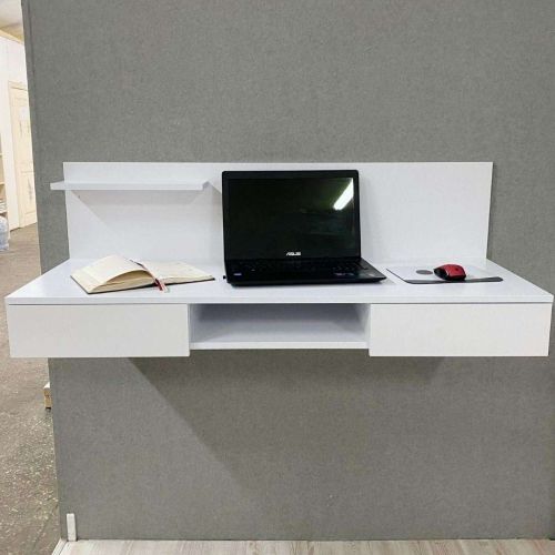 Фото комп'ютерний стіл DiPortes kompyuternyj-stol-navesnoj-kapri-kt-313-2-belyj колір: , ціна, опис, разміри — інтернет-магазин меблів в Києві