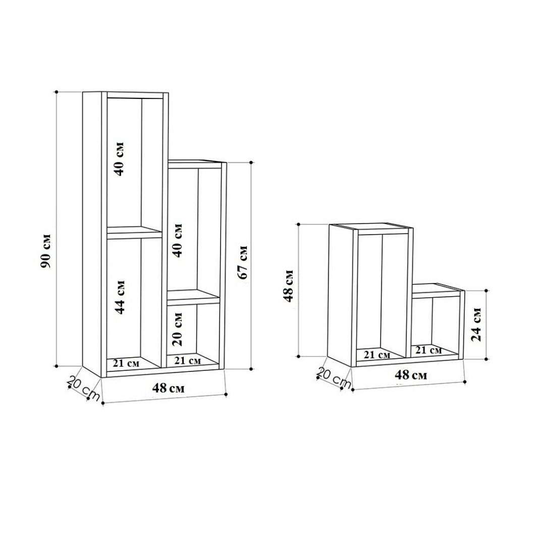 Фото стелаж DiPortes vt-226-belyj колір: , ціна, опис, разміри — інтернет-магазин меблів в Києві
