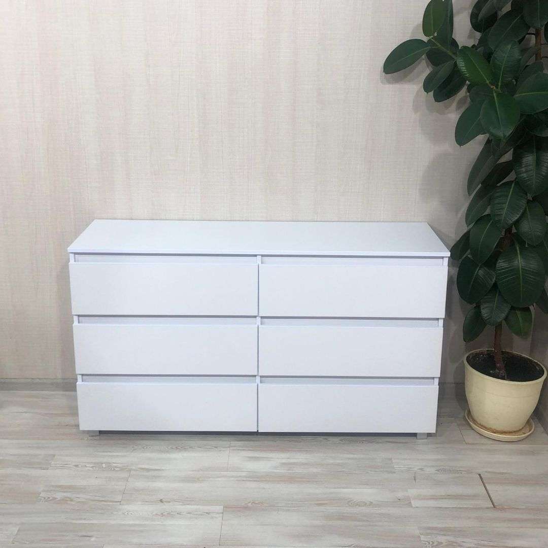 Фото комод DiPortes k-307-bez-ruchek-belyj колір: , ціна, опис, разміри — інтернет-магазин меблів в Києві