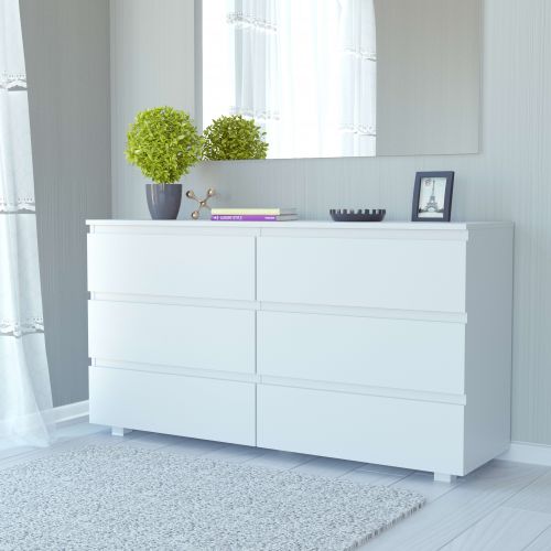 Фото комод DiPortes k-307-bez-ruchek-belyj колір: , ціна, опис, разміри — інтернет-магазин меблів в Києві