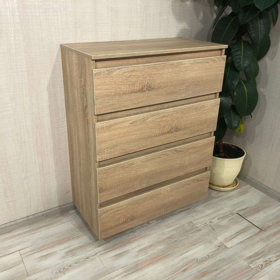 Фото комод DiPortes kt-104-bez-ruchek-dub-sonoma колір: Дуб сонома, ціна, опис, разміри — інтернет-магазин меблів в Києві