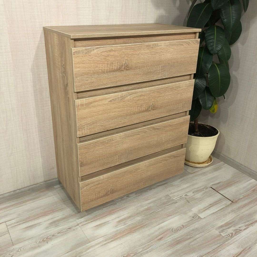 Фото комод DiPortes kt-104-bez-ruchek-dub-sonoma колір: Дуб сонома, ціна, опис, разміри — інтернет-магазин меблів в Києві