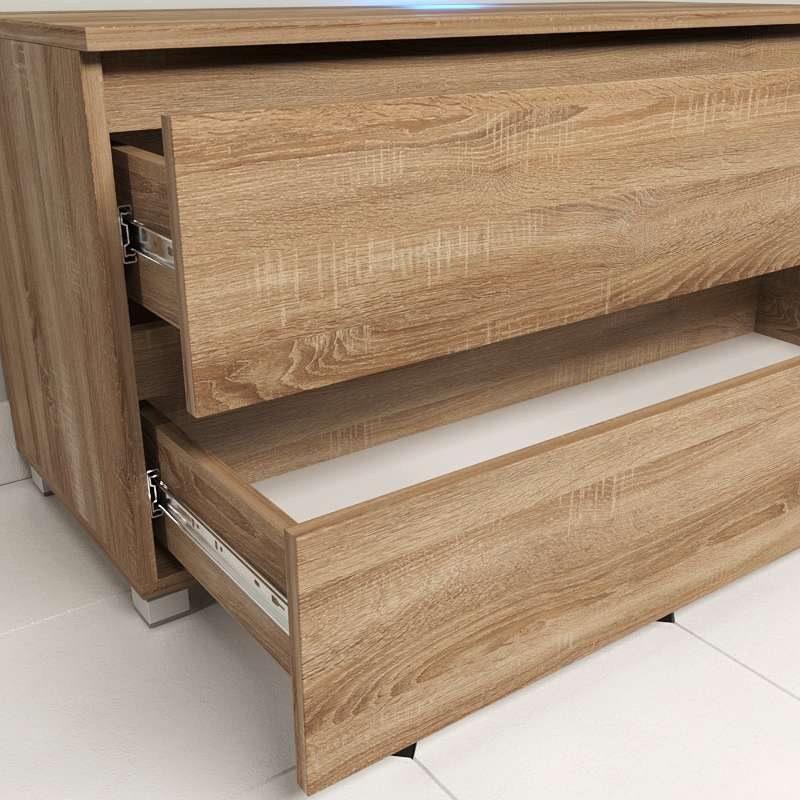 Фото комод DiPortes kt-44-dub-sonom колір: Дуб сонома, ціна, опис, разміри — інтернет-магазин меблів в Києві