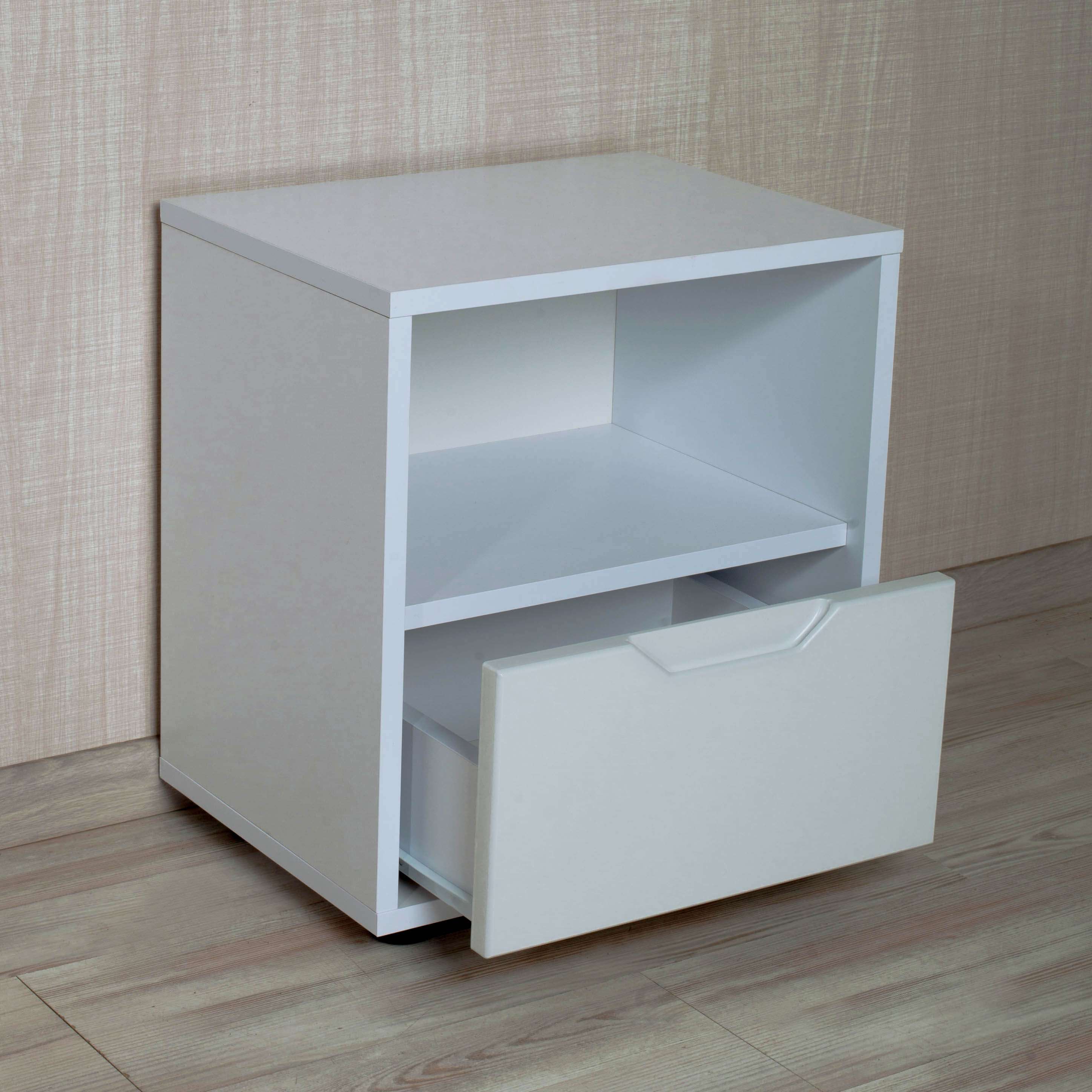 Фото тумбочка DiPortes kt-412-bez-ruchek-belaya колір: , ціна, опис, разміри — інтернет-магазин меблів в Києві