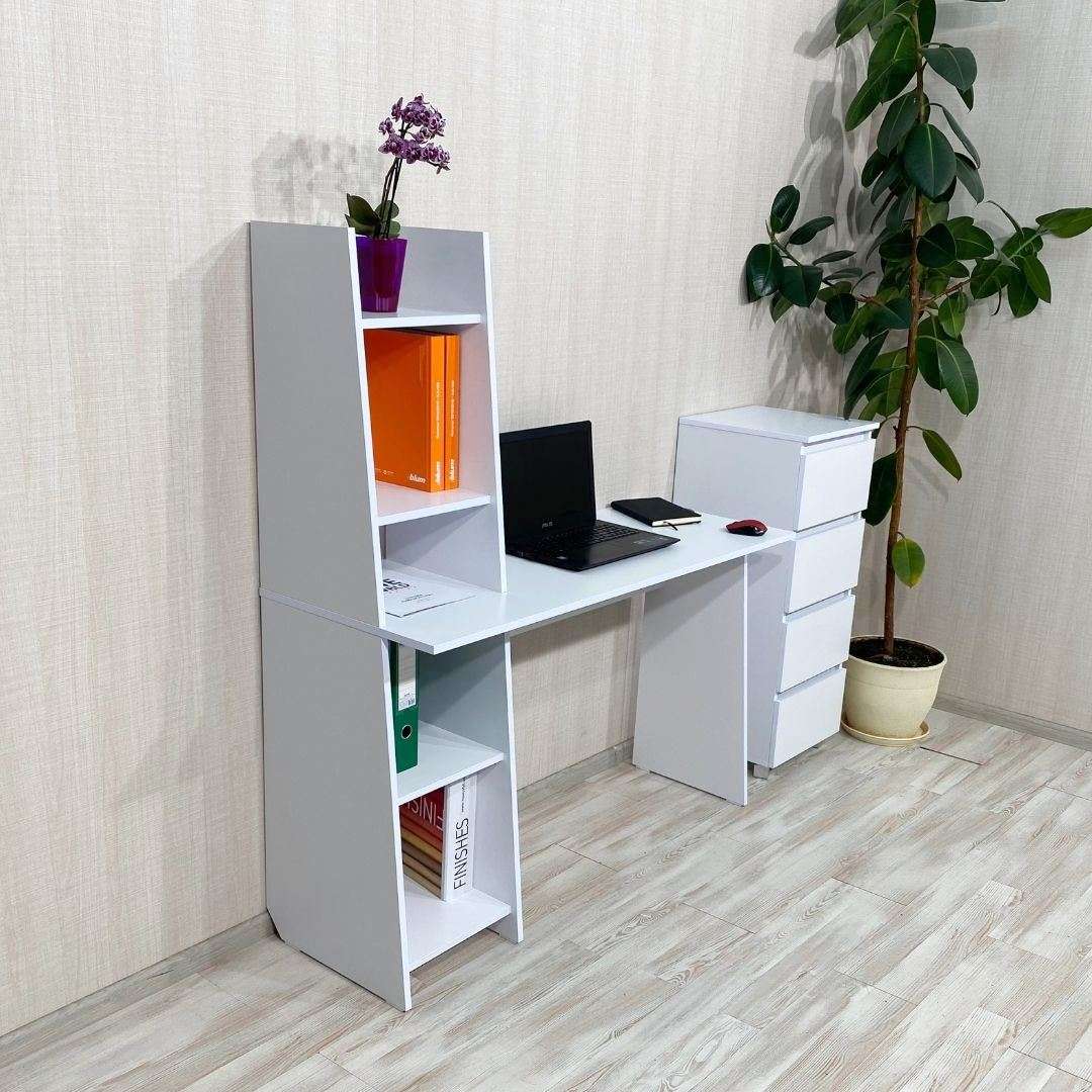 Фото письмовий стіл DiPortes pismennyj-vt-320-belyj колір: , ціна, опис, разміри — інтернет-магазин меблів в Києві