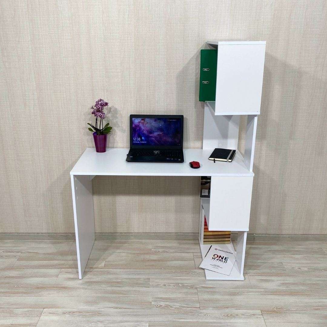 Фото письмовий стіл DiPortes pismennyj-vt-318-belyj колір: , ціна, опис, разміри — інтернет-магазин меблів в Києві