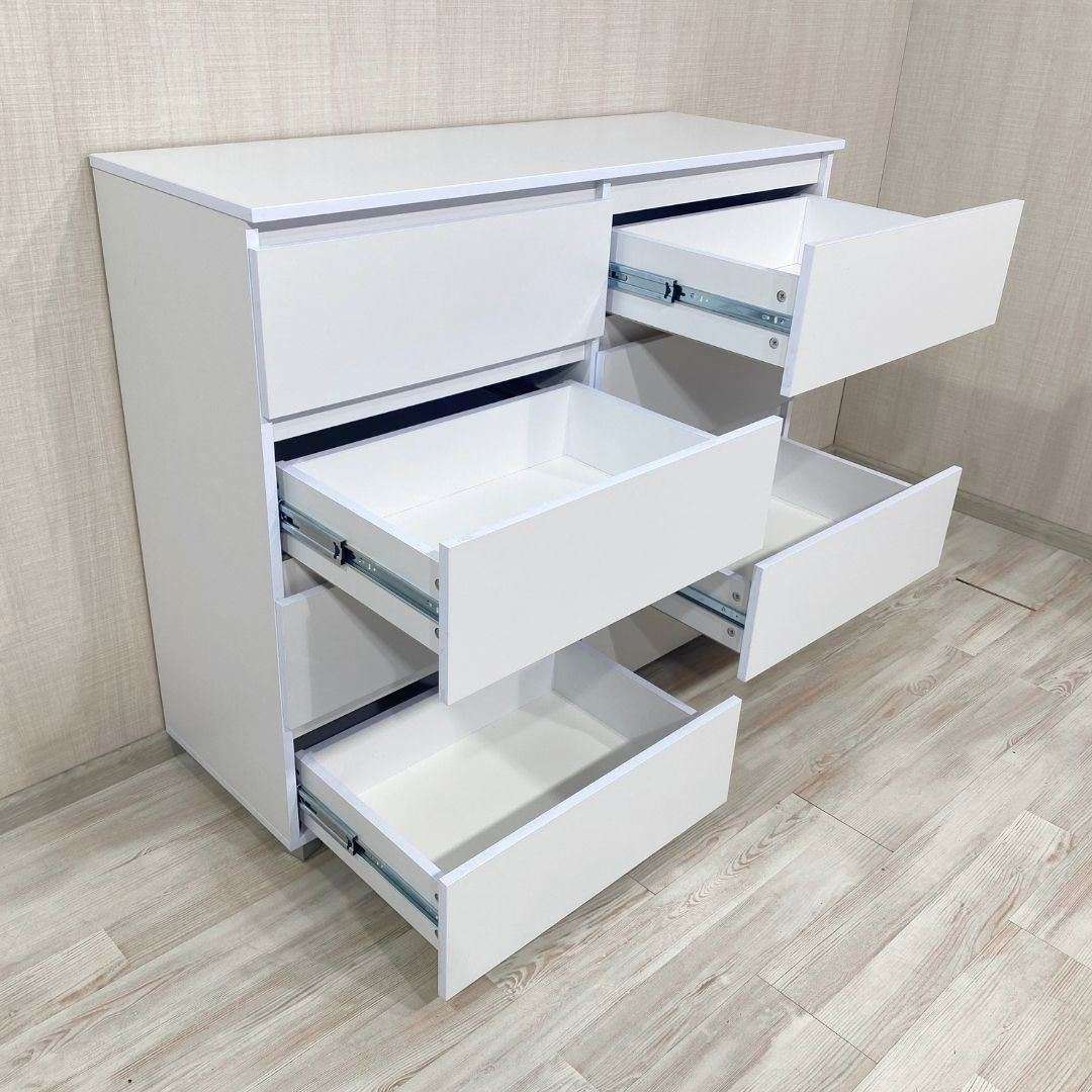 Фото комод DiPortes komod-kapri-k-406-belyj-planka-dub-sonoma колір: , ціна, опис, разміри — інтернет-магазин меблів в Києві