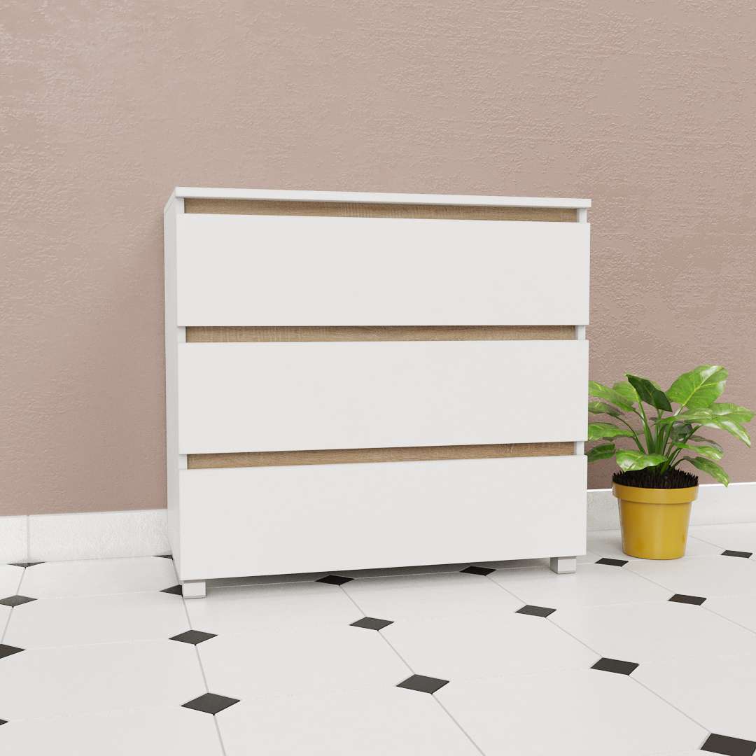 Фото комод DiPortes komod-kapri-k-38-belyj-pds колір: , ціна, опис, разміри — інтернет-магазин меблів в Києві