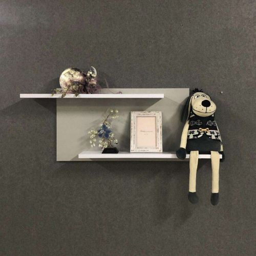 Фото полиця настінна DiPortes ex-006-seryj-metallik-glyanec колір: , ціна, опис, разміри — інтернет-магазин меблів в Києві