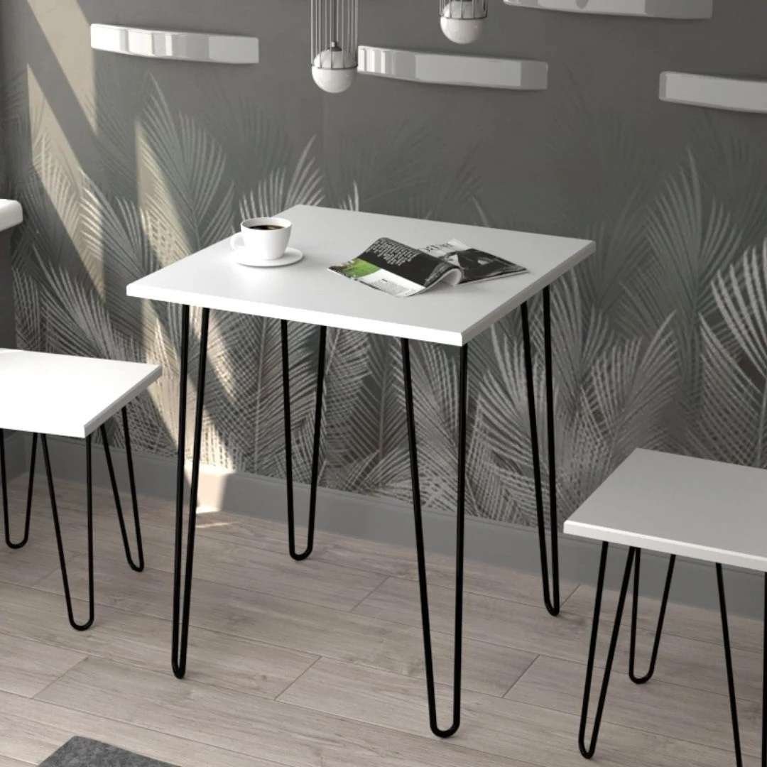 Фото журнальний столик DiPortes stol-spektr-szh-13-belyj-matovyj-kvadrat колір: , ціна, опис, разміри — інтернет-магазин меблів в Києві