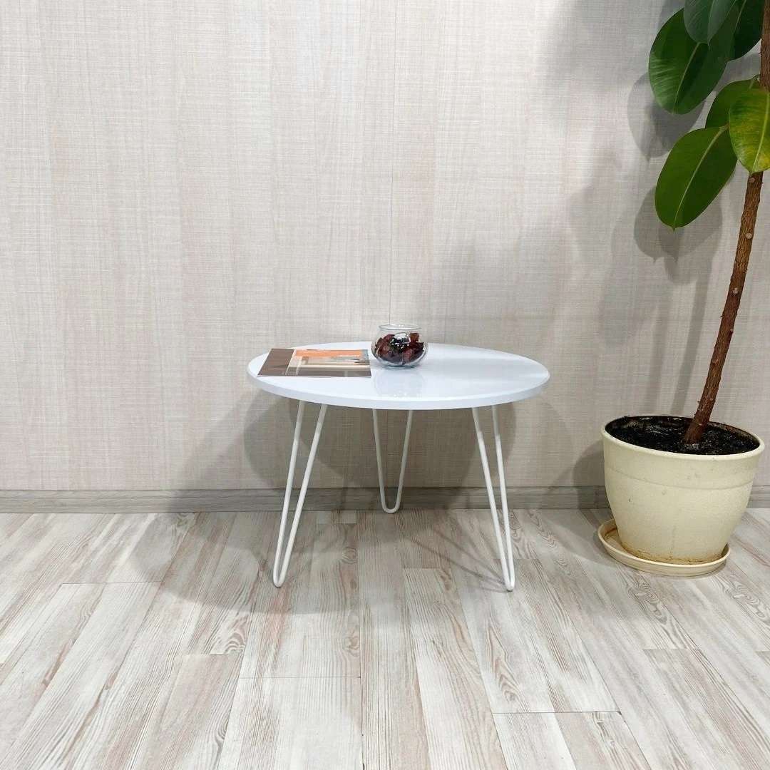 Фото журнальний столик DiPortes stol-spektr-szh-3-matovyj-belye колір: , ціна, опис, разміри — інтернет-магазин меблів в Києві