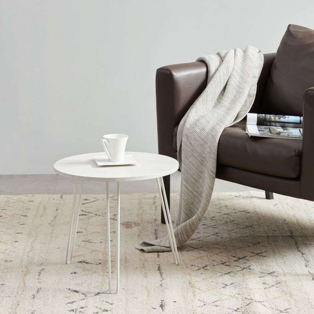 Фото журнальний столик DiPortes stol-spektr-szh-8-belyj-matovy-belye-nozhki колір: , ціна, опис, разміри — інтернет-магазин меблів в Києві