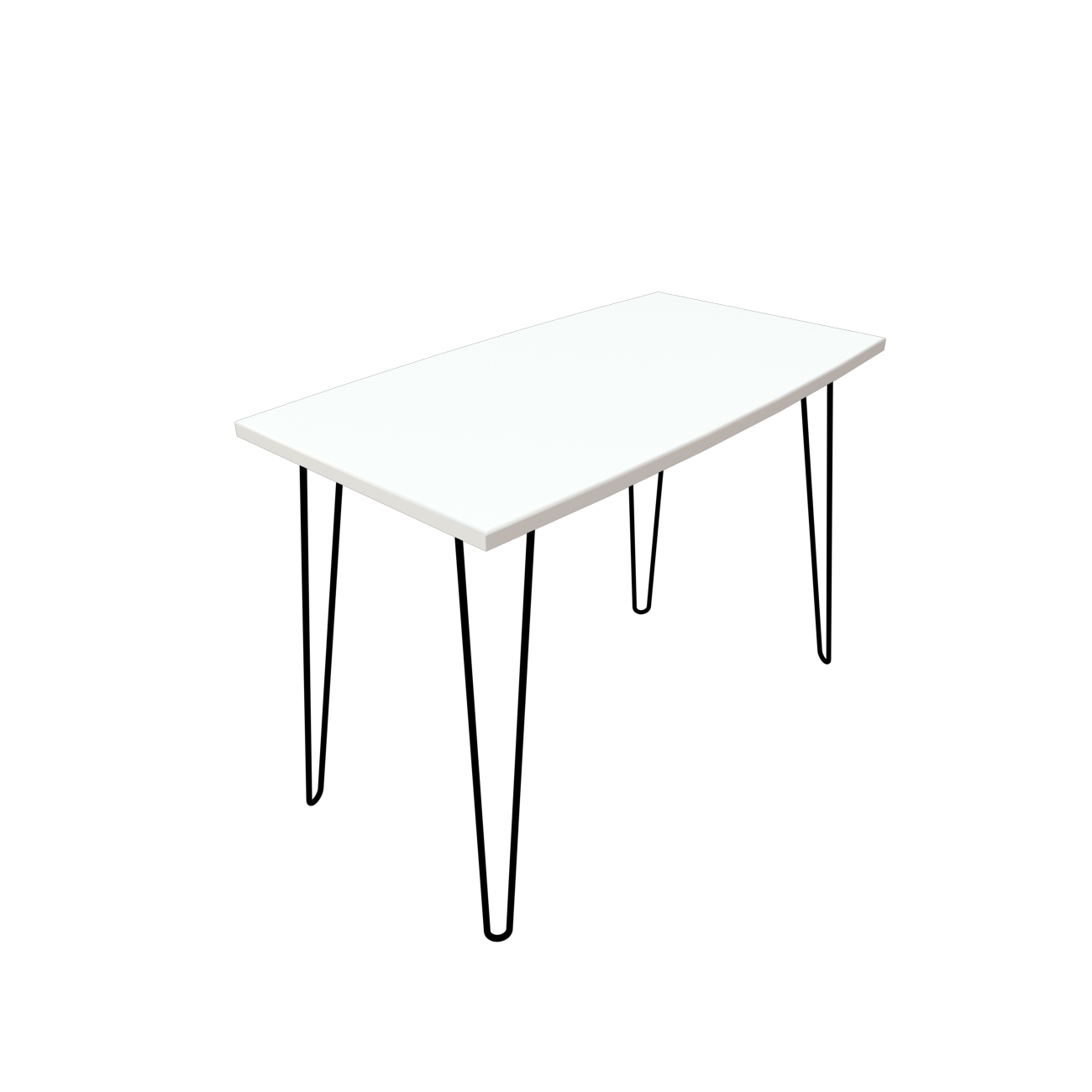 Фото журнальний столик DiPortes stol-loft-st-3-belyj-glyanec-chernye-nozhk колір: , ціна, опис, разміри — інтернет-магазин меблів в Києві