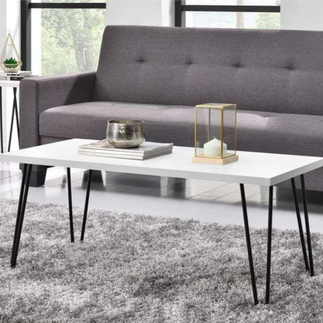 Фото журнальний столик DiPortes stol-zhurnalnyj-retro-l-2-belyj колір: , ціна, опис, разміри — інтернет-магазин меблів в Києві