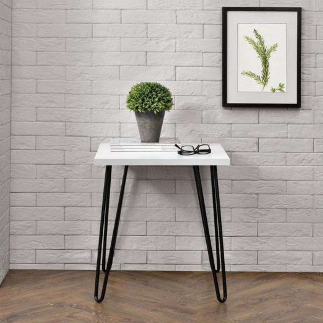 Фото журнальний столик DiPortes stol-zhurnalnyj-retro-l-3-belyj колір: , ціна, опис, разміри — інтернет-магазин меблів в Києві