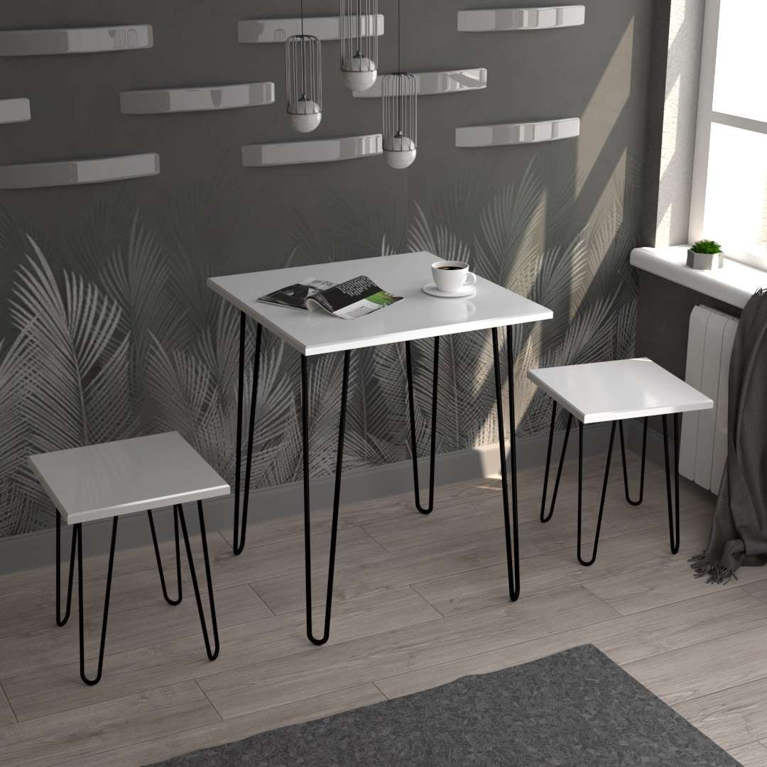 Фото журнальний столик DiPortes taburet-spektr-belyj-glyanec-kvadrat колір: , ціна, опис, разміри — інтернет-магазин меблів в Києві