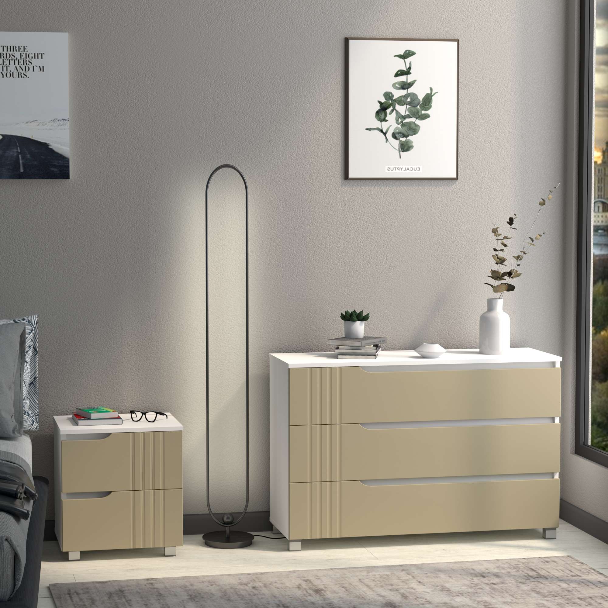 Фото тумбочка DiPortes tumba-portlend-k-25-pesochnyj-soft колір: , ціна, опис, разміри — інтернет-магазин меблів в Києві