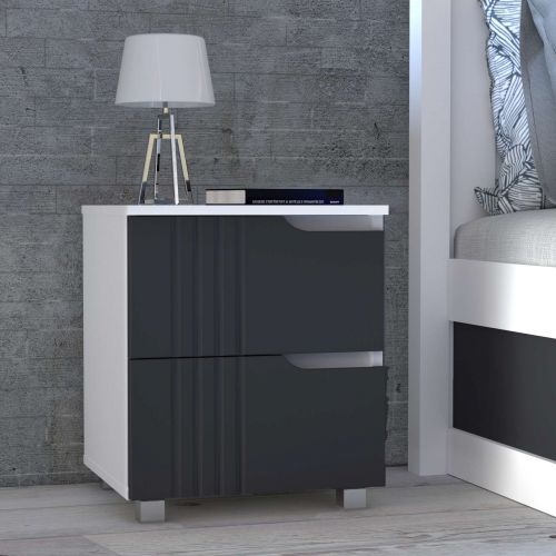 Фото тумбочка DiPortes tumba-portlend-k-25-grafit-matovyj колір: , ціна, опис, разміри — інтернет-магазин меблів в Києві