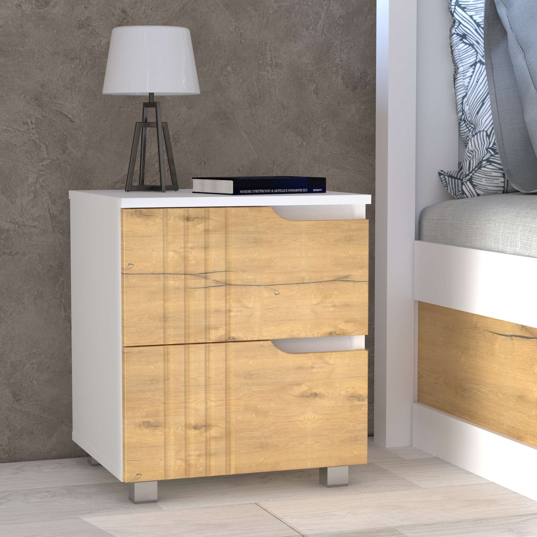 Фото тумбочка DiPortes tumba-portlend-k-25-dub-kanadskij колір: , ціна, опис, разміри — інтернет-магазин меблів в Києві