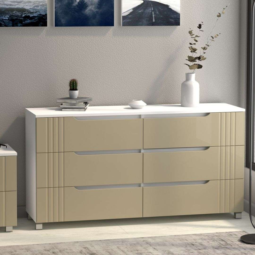 Фото комод DiPortes komod-portlend-k-307--pesochnyj-soft колір: , ціна, опис, разміри — інтернет-магазин меблів в Києві