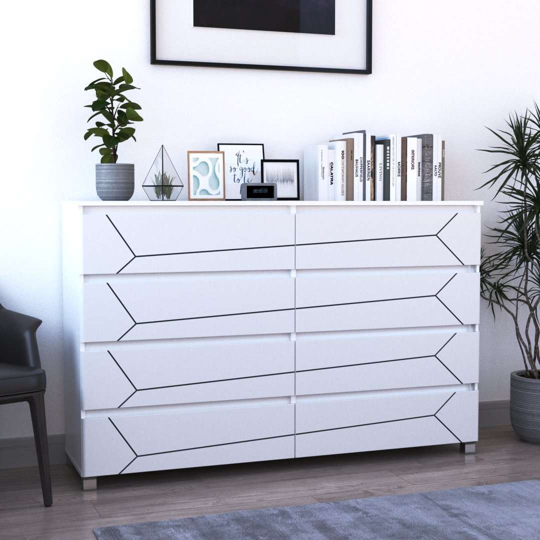 Фото комод DiPortes komod-milos-k-407-belyj-belyj-mat-chernaya-patina колір: , ціна, опис, разміри — інтернет-магазин меблів в Києві