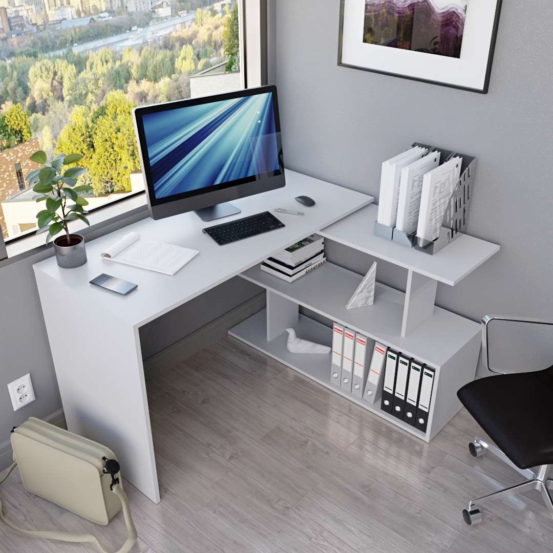 Фото письмовий стіл DiPortes at-41-svetlyj-pepel колір: , ціна, опис, разміри — інтернет-магазин меблів в Києві